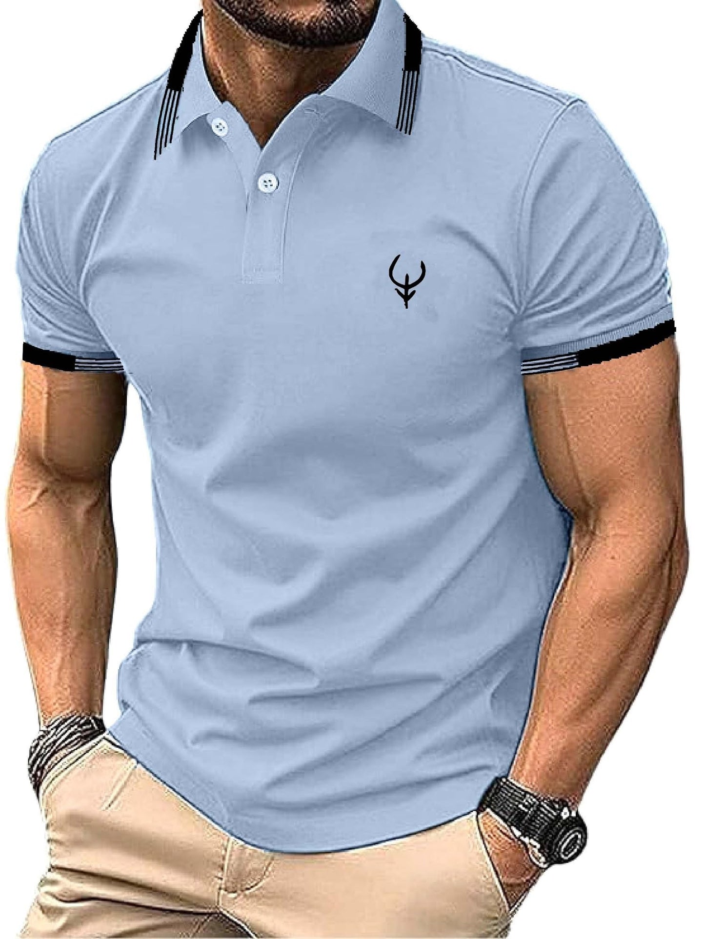 Lymio Polo T Shirt for Men || Men Casual T-Shirt || Available in Combo Packs (Polo 40 to 43)