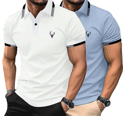 Lymio Polo T Shirt for Men || Men Casual T-Shirt || Available in Combo Packs (Polo 40 to 43)