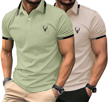 Lymio Polo T Shirt for Men || Men Casual T-Shirt || Available in Combo Packs (Polo 40 to 43)