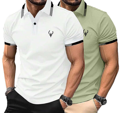 Lymio Polo T Shirt for Men || Men Casual T-Shirt || Available in Combo Packs (Polo 40 to 43)