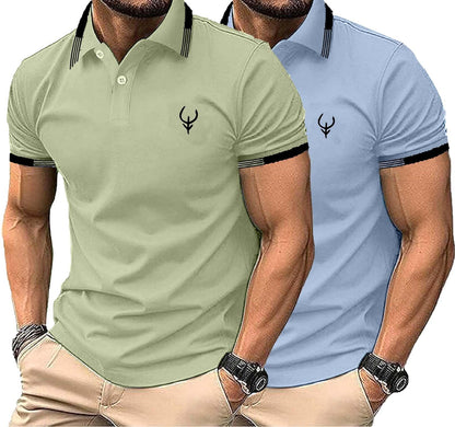 Lymio Polo T Shirt for Men || Men Casual T-Shirt || Available in Combo Packs (Polo 40 to 43)